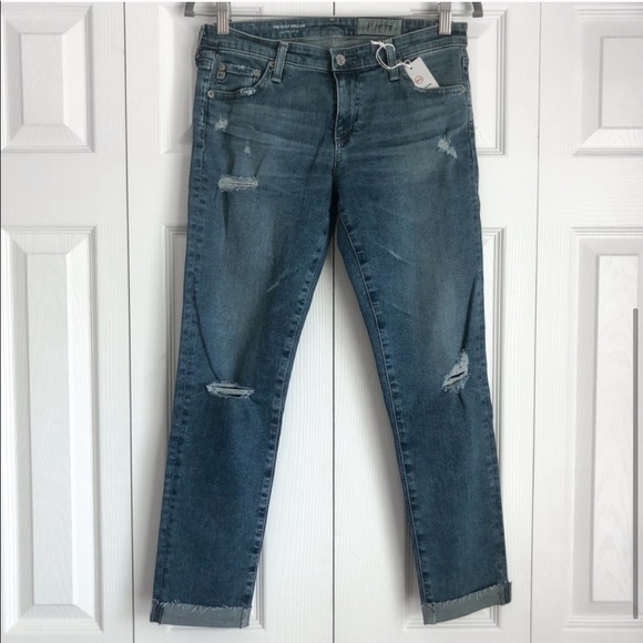 [NWT] AG | Destructed Stilt Crop Ankle Jeans - Picture 4 of 6